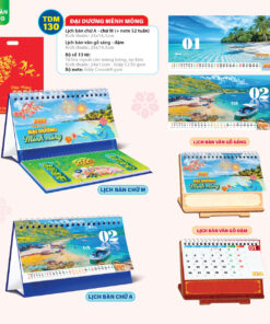 Lịch bàn mẫu có sẵn